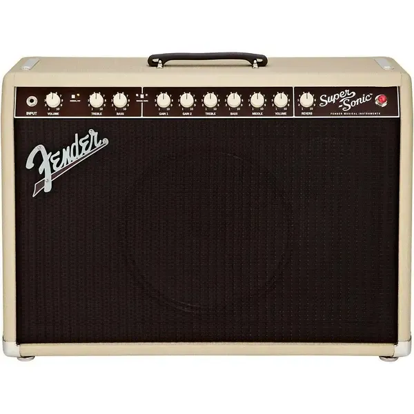 Ламповый комбоусилитель для гитары Fender Super-Sonic 22 22W 1x12 Tube Guitar Combo Amp Blonde