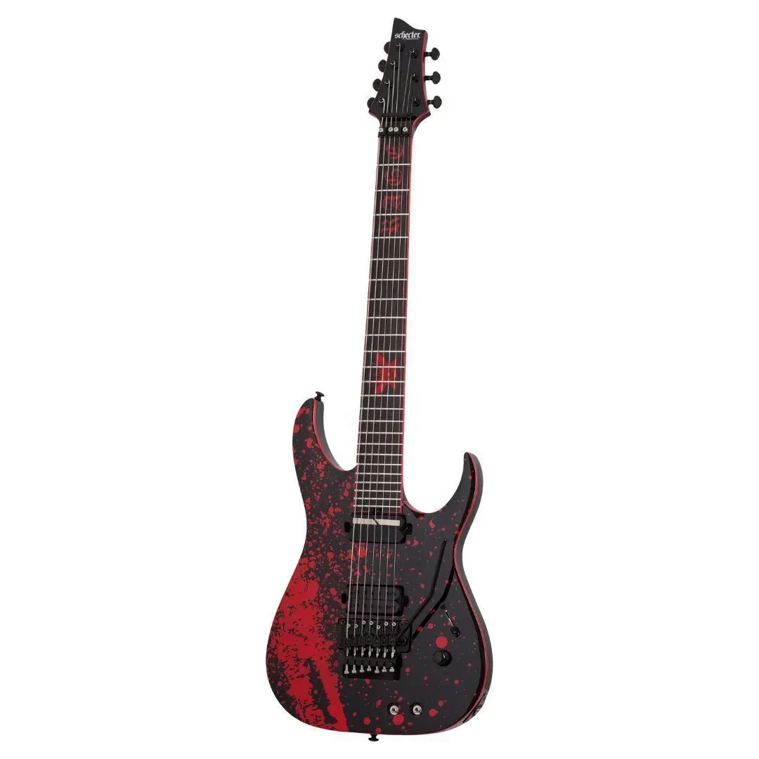 Schecter Sullivan King Banshee 7 FR-S 7-String RH Obsidian Blood Electric Guitar