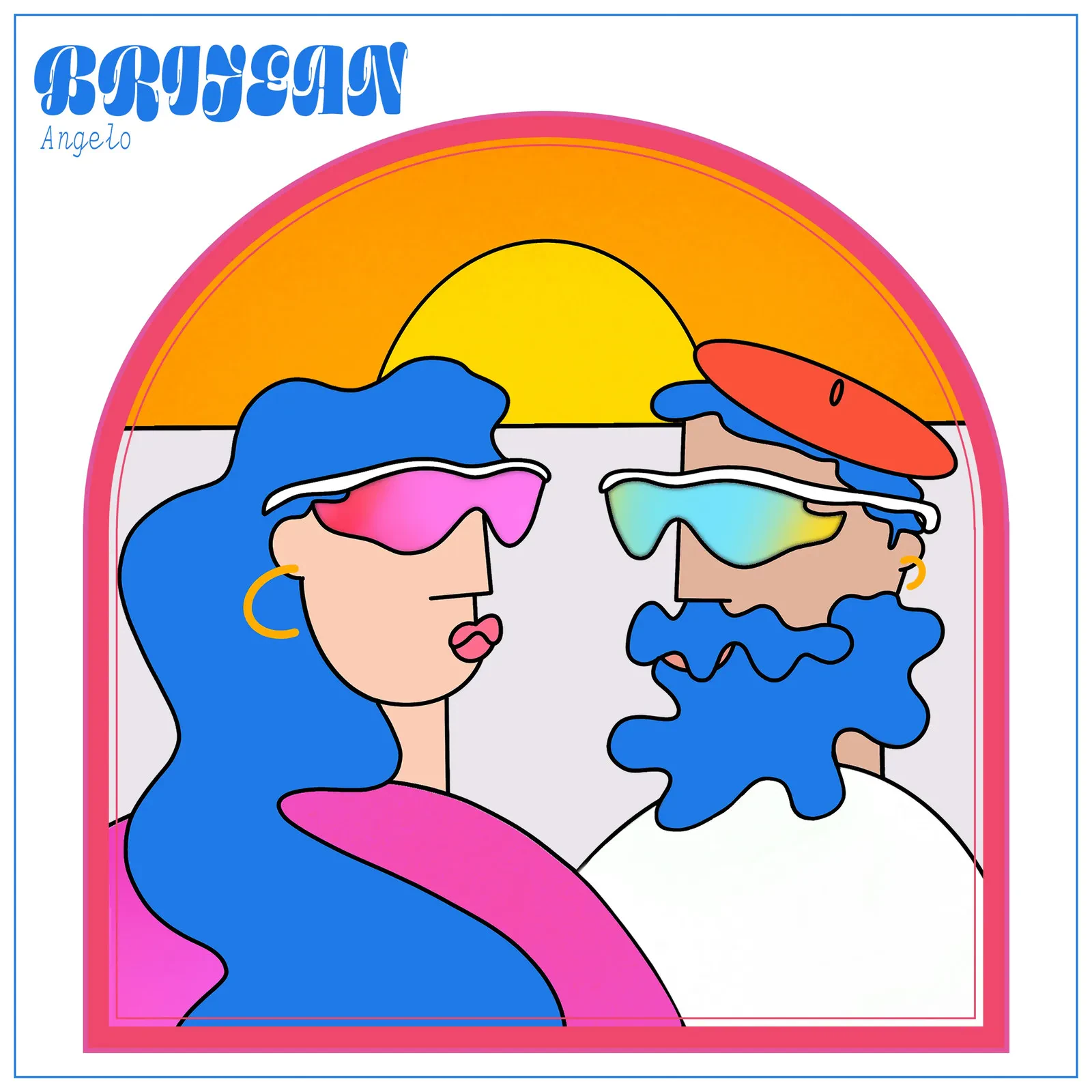 Brijean - Angelo [Pink & Blue Vinyl] NEW Sealed Vinyl