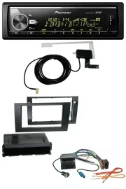 Автомагнитола Pioneer Bluetooth, DAB, USB, MP3 для Audi A4 (2001–2008) B6/B7, Symphony Quadlock