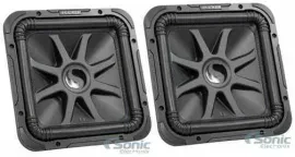 2x Kicker 44L7S122 Solo-Baric L7 Series L7S122 12" Dual 2 ohm Subwoofer Package