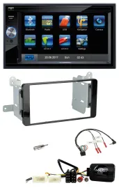 Blaupunkt SD USB TMC Bluetooth 2DIN Lenkrad Navigation für Mitsubishi L200 ab 10