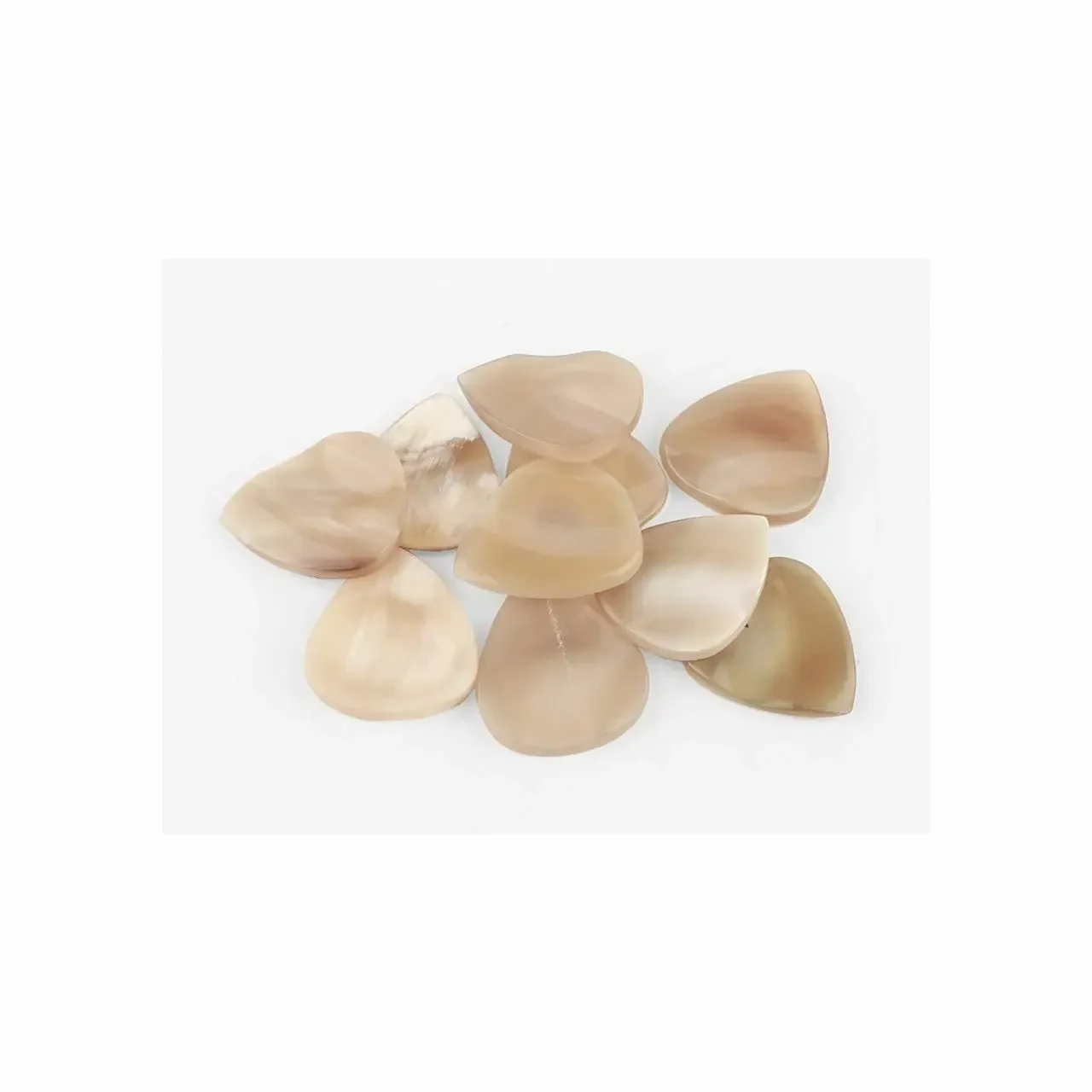 Медиаторы BOSTON Handcarved pick with Ergogrip, standard RH, clear horn