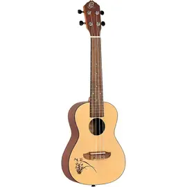 Укулеле концерт Ortega Bonfire Series RU5L Left-Handed Concert Ukulele Natural