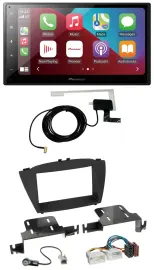 Pioneer USB Bluetooth DAB MP3 2DIN Autoradio für Hyundai ix35 (ab 2013)