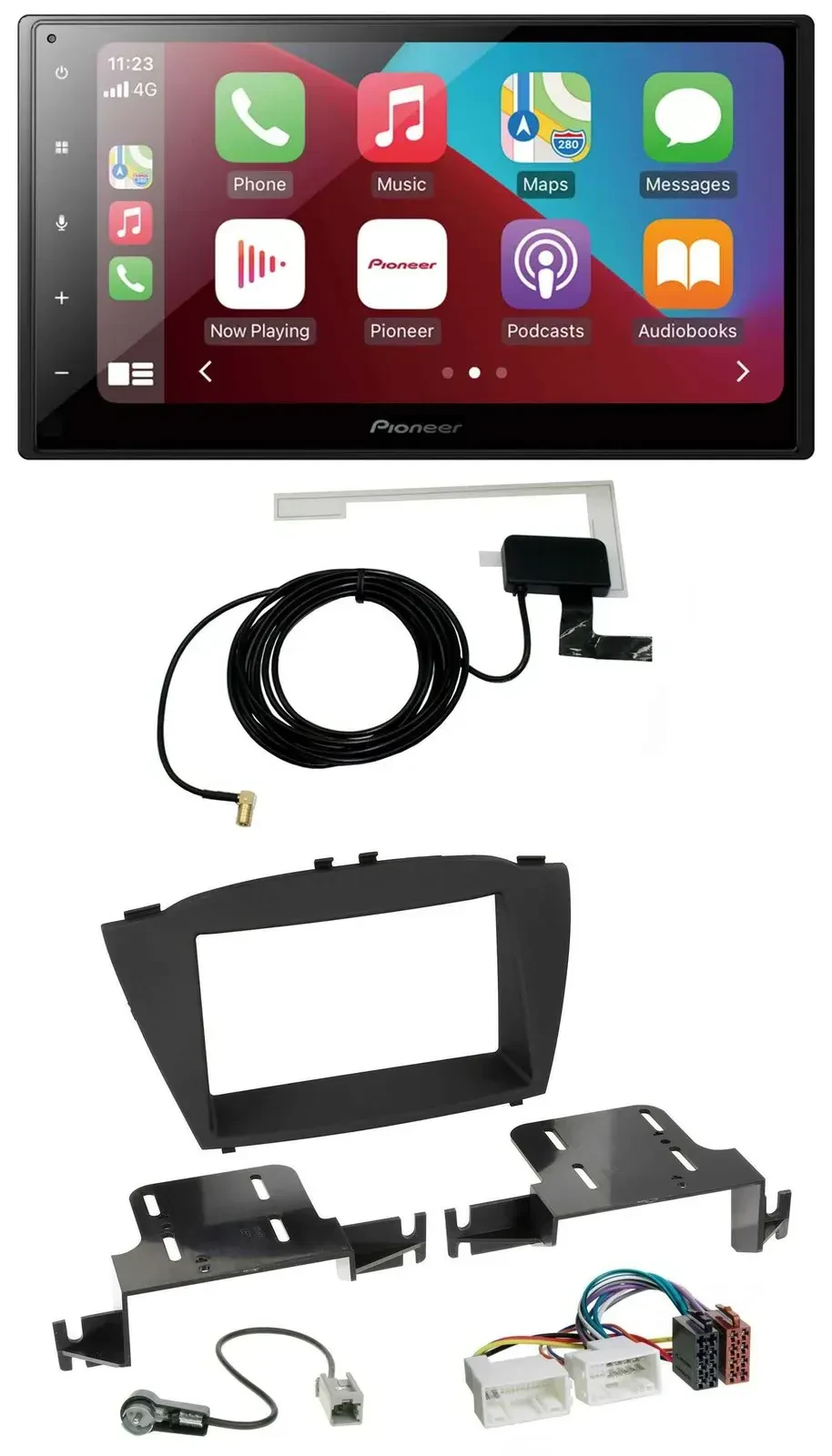 Автомагнитола Pioneer 2-DIN, USB, Bluetooth, DAB, MP3 для Hyundai ix35 (с 2013)