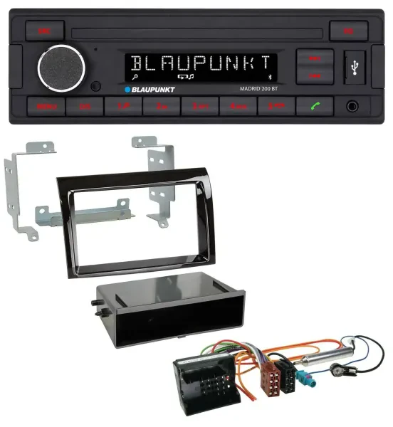 Blaupunkt USB AUX Bluetooth MP3 Autoradio für Citroen Jumper 06-11 Quadlock pian