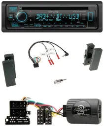 Автомагнитола Kenwood Bluetooth, DAB, CD, USB для Seat Leon 2002–2006, Toledo
