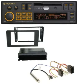 Pioneer DAB MP3 USB Bluetooth Autoradio für Audi A3 (8P 03-06) Symphony ISO