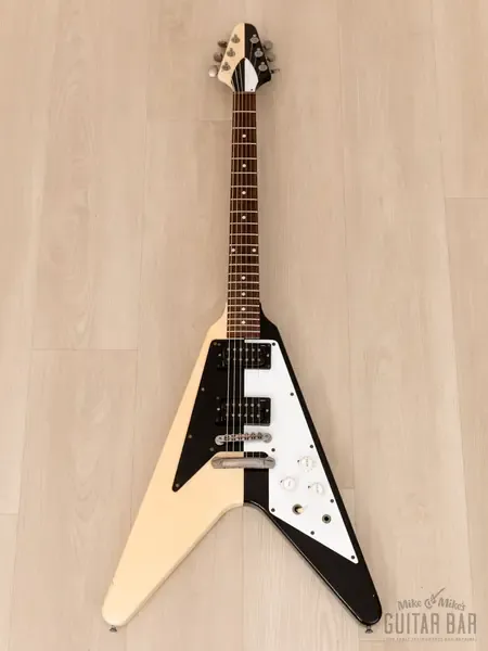 Электрогитара Greco MSV-850 Michael Schenker Flying V Japan 1982 w/Case & Scalloped Board