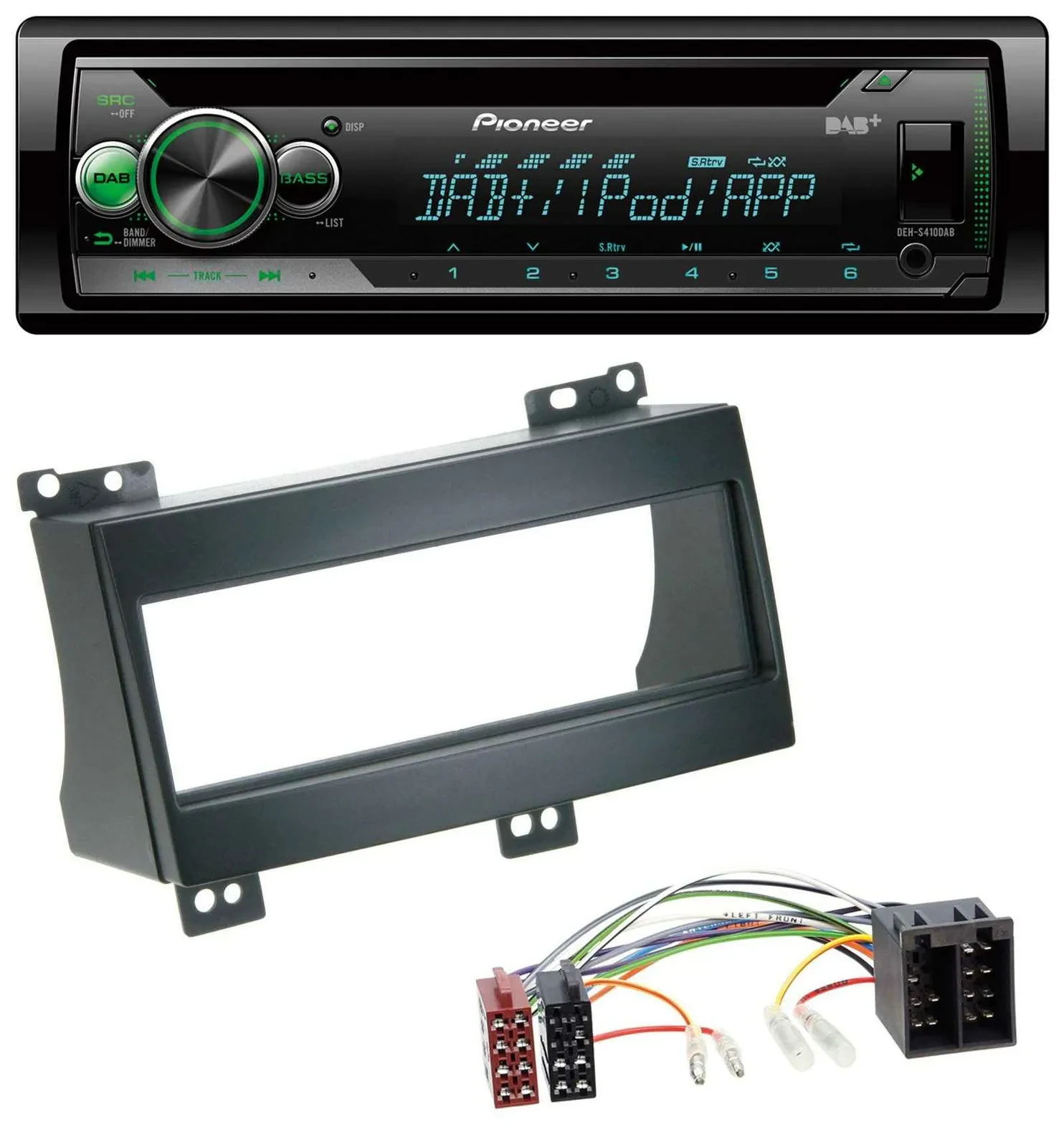 Pioneer USB MP3 DAB AUX CD Autoradio für Kia Ceed (2007-2009)