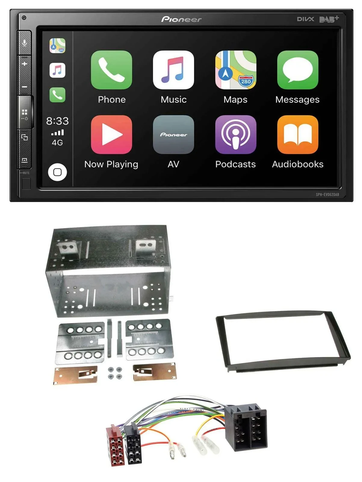 Автомагнитола Pioneer 2DIN USB MP3 DAB Bluetooth для Kia Ceed 01–09 и proCeed 08–11