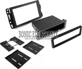 Scosche GM1598B Single/Double DIN Install Kit for Select 2006-Up Chevy Vehicles