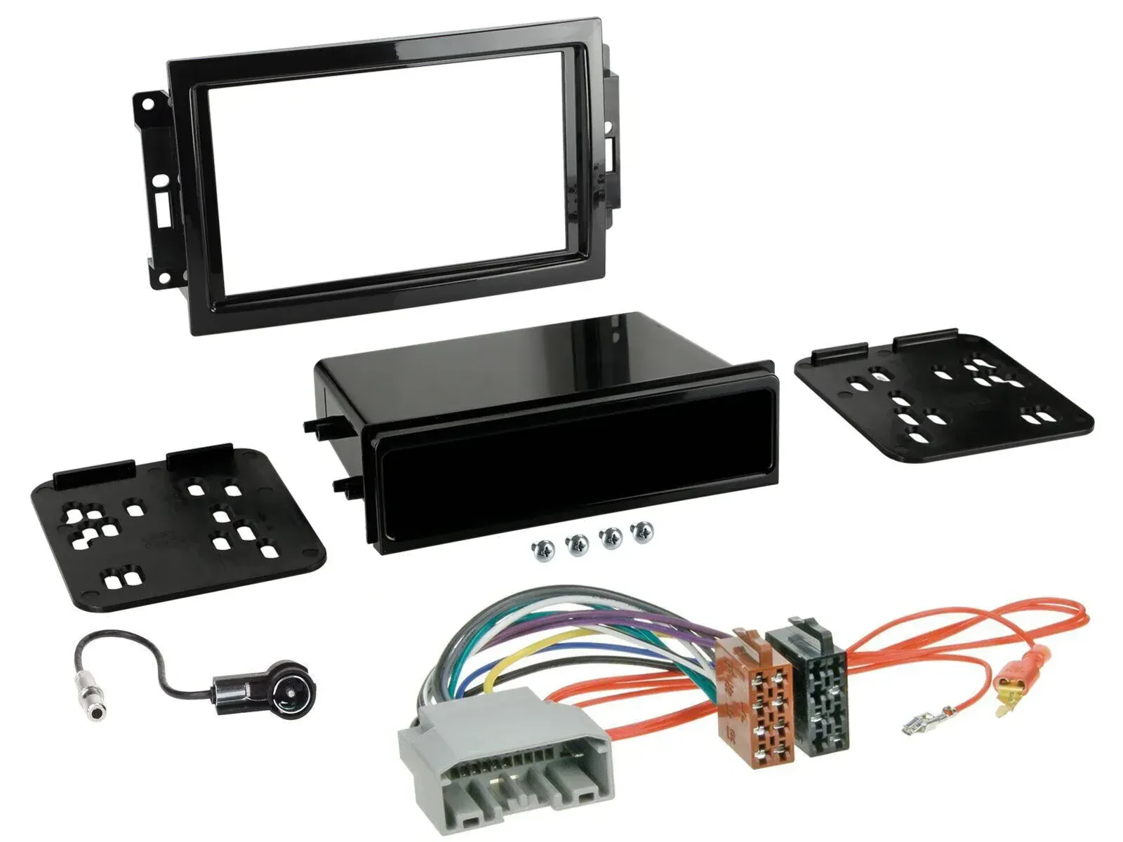 Einbauset Doppel DIN Autoradio für Chrysler 300C Dodge Caliber Jeep Commander G.