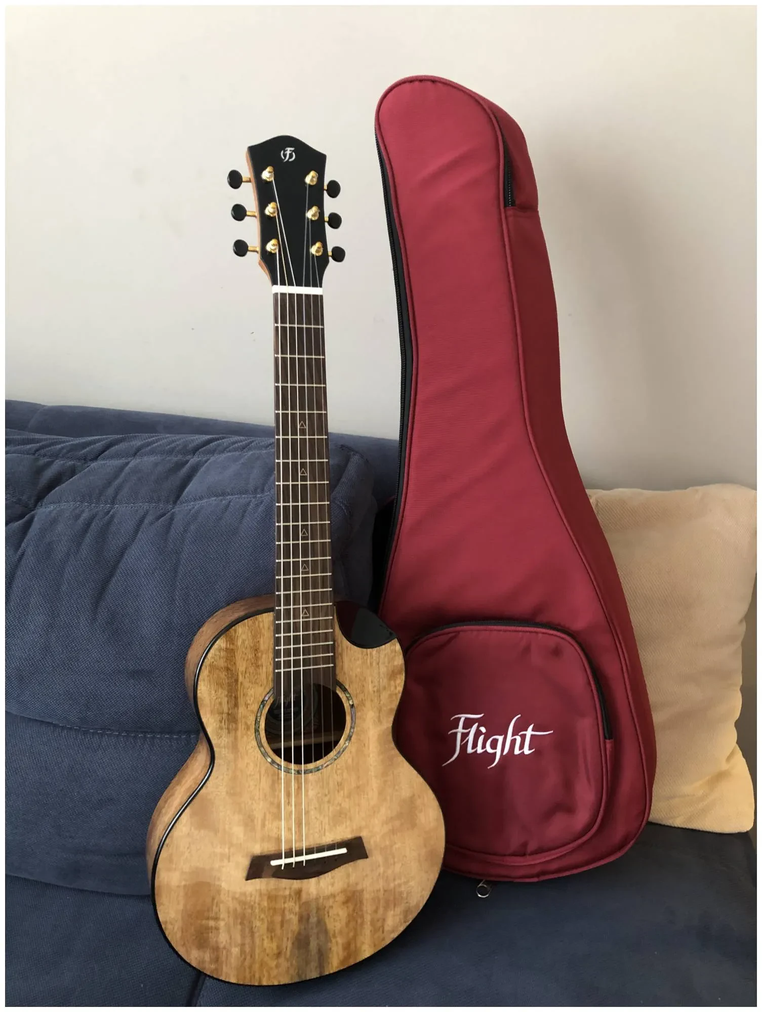 Гиталеле FLIGHT IRIS GUT MANGO с чехлом