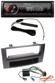 Pioneer MP3 DAB 1DIN AUX USB Autoradio für VW Touareg Multivan T5 Transporter 20