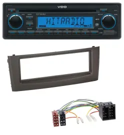 VDO AUX MP3 1DIN CD USB Autoradio für Fiat Grande Punto Punto ab 05 schwarz