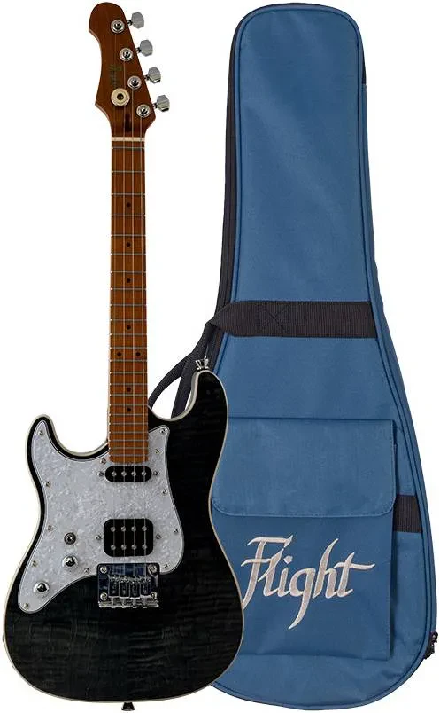 Электроукулеле для левшей FLIGHT Pathfinder Tenor TBK LH