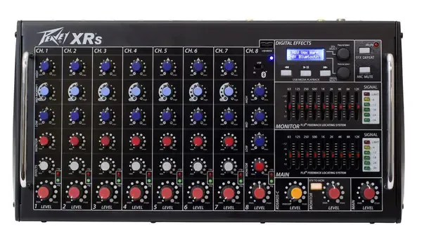 Активный микшерный пульт Peavey XR S Powered Mixer 1,000 Watts RMS, 1500 Watts peak Digital effects