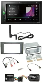 Pioneer MP3 DAB Lenkrad 2DIN Bluetooth Autoradio für Ford Mondeo 2003-2007 schwa
