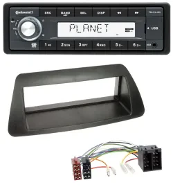 Continental USB MP3 AUX 1DIN Autoradio für Fiat Bravo Brava Marea Marea-Weekend