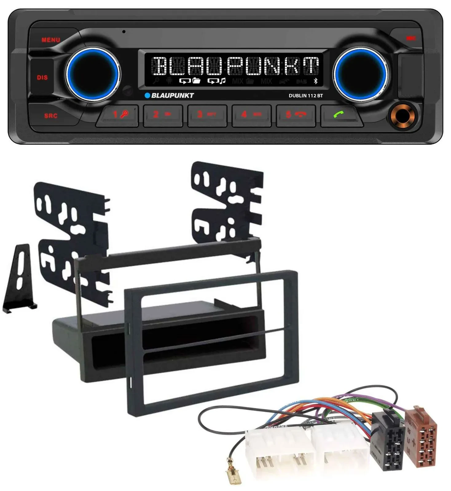 Blaupunkt MP3 Bluetooth USB AUX Autoradio für Mazda 626 (99-00) / MPV (96-99)