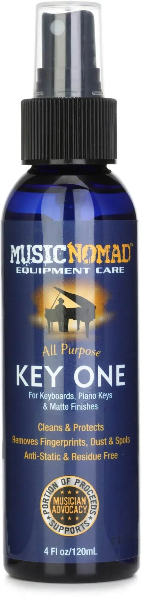 Средство по уходу за клавишными MusicNomad MN131 Key One Cleaner 120 мл