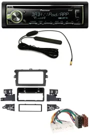 Pioneer MP3 USB CD DAB AUX Autoradio für Toyota Corolla 2009-2012 silber