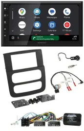 Kenwood DAB Bluetooth USB Lenkrad 2DIN Autoradio für Dodge RAM 2002-2006