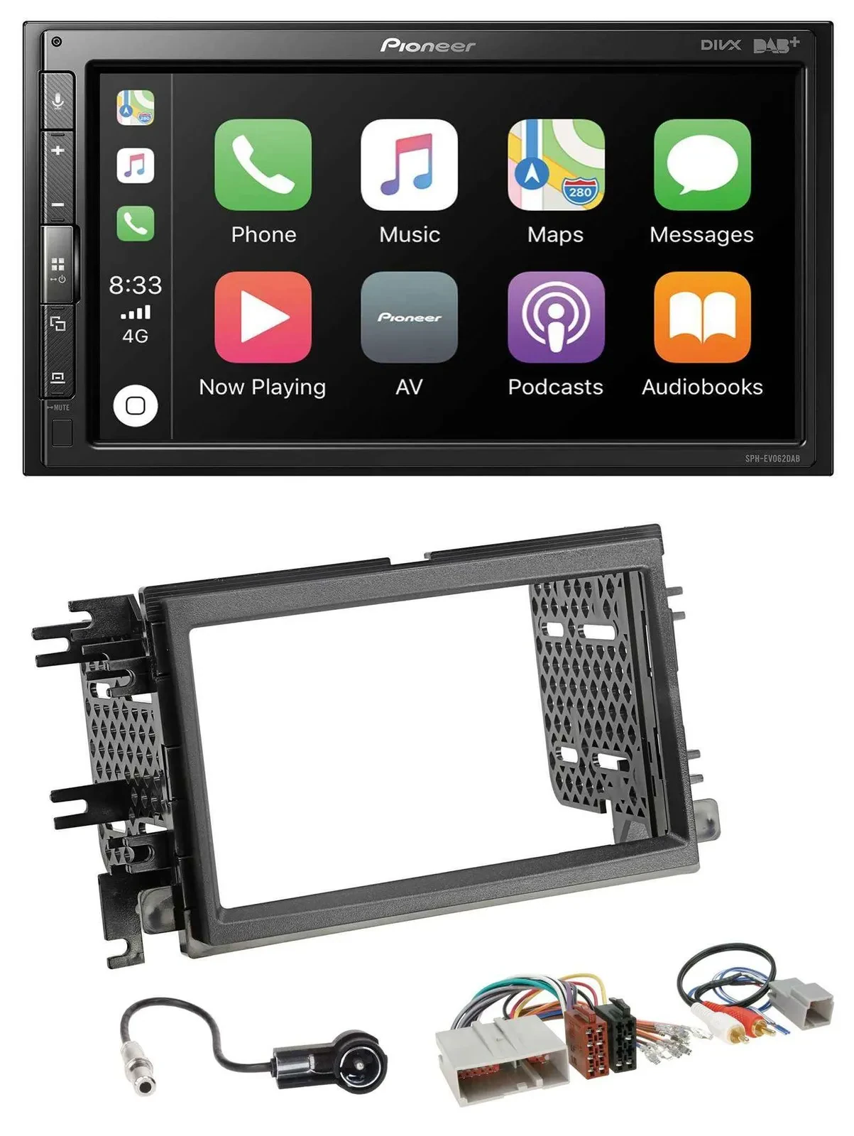 Pioneer USB MP3 DAB 2DIN Bluetooth Autoradio für Ford Mustang F 150 04-09