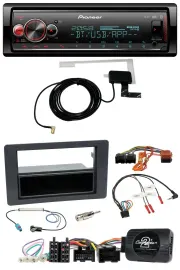 Pioneer Bluetooth DAB USB Lenkrad Autoradio für Saab 9-5 YS3E Facelift 2005-2011