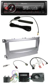 Pioneer MP3 DAB 1DIN Lenkrad USB Autoradio für Ford Galaxy C-Max Focus Can-Bus 2