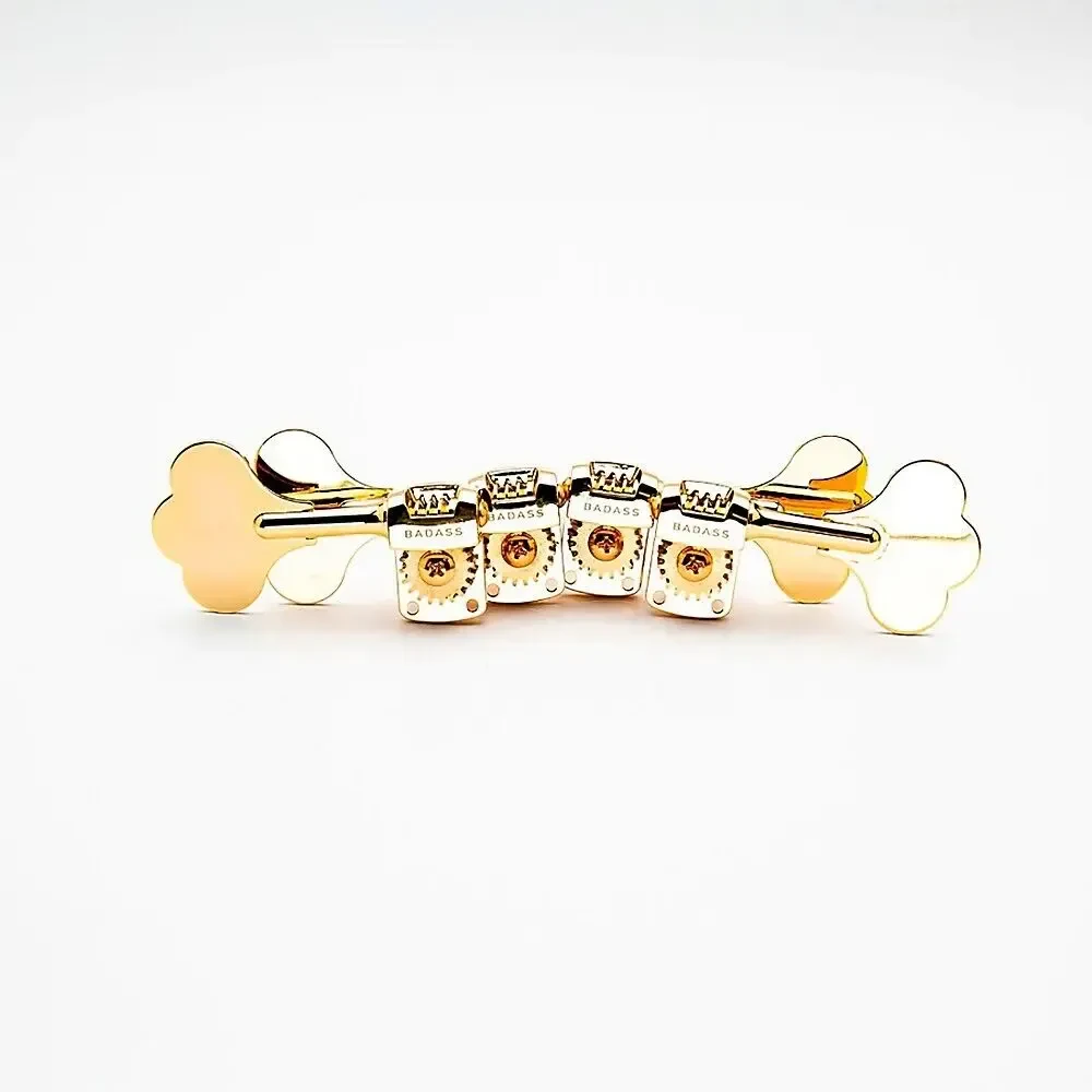 Колки для бас-гитары Leo Quan Badass OGT Mini 2+2 Gold