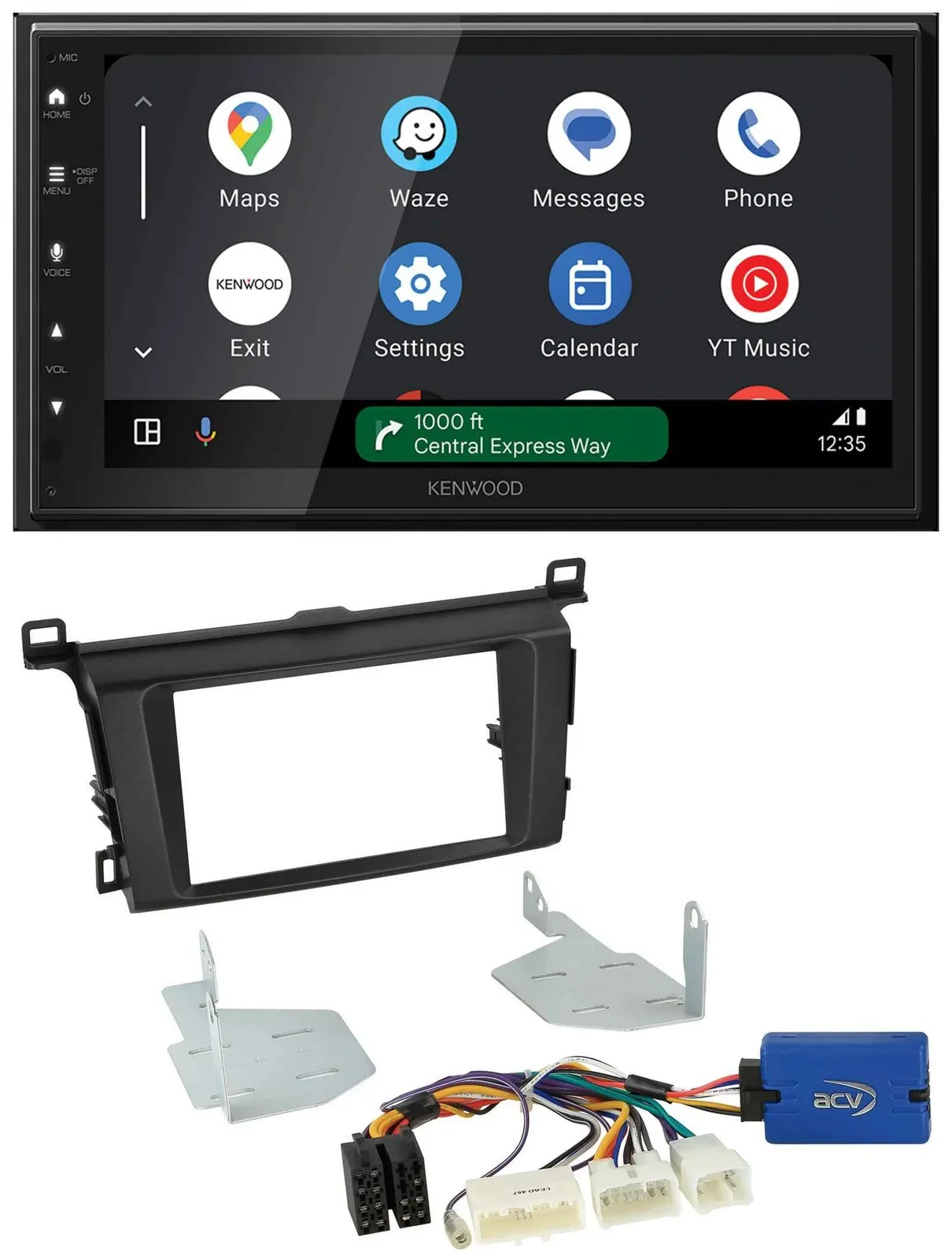 Kenwood DAB Bluetooth USB MP3 2DIN Autoradio für Toyota RAV 4 (ab 2013)