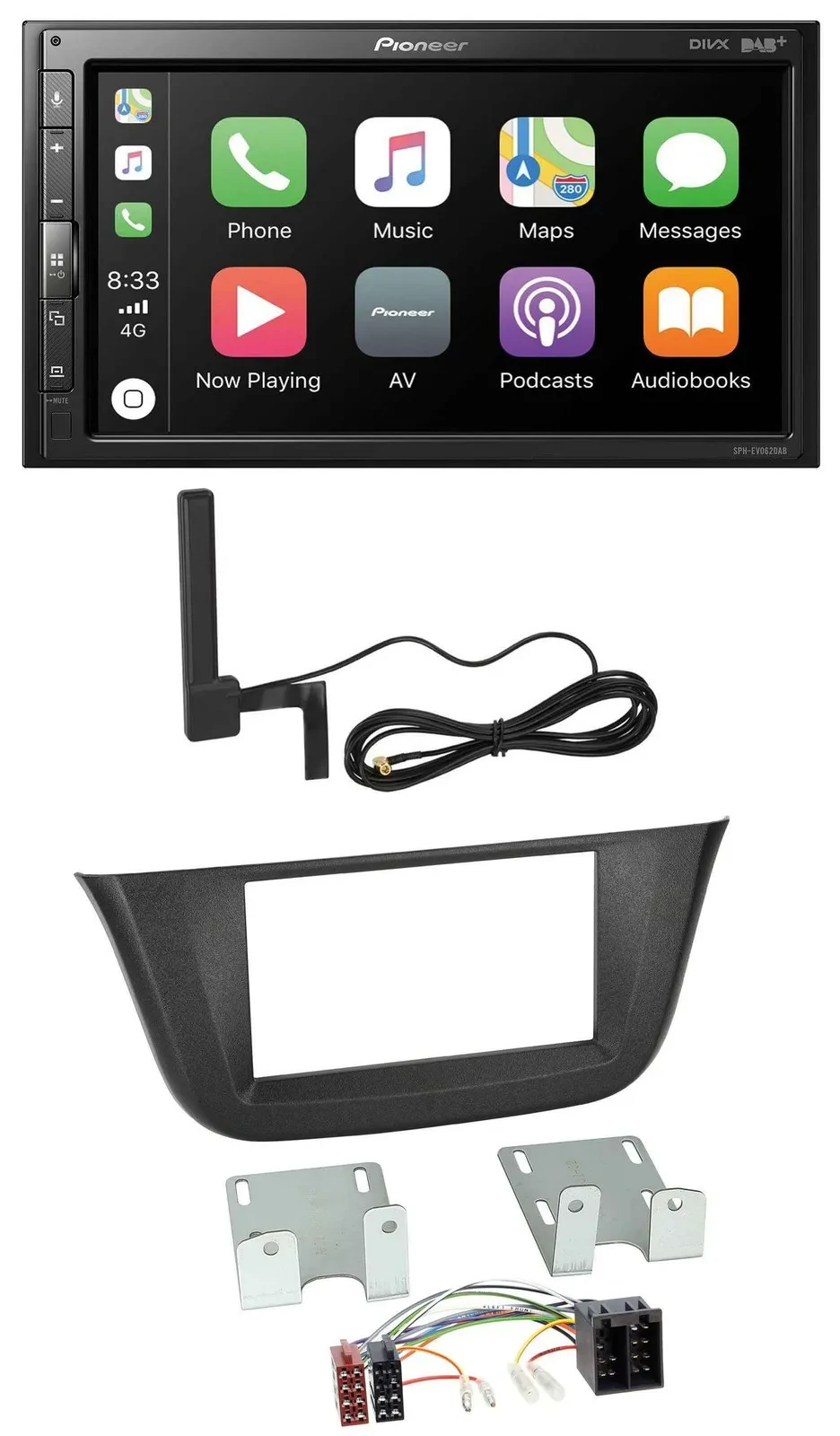 Автомагнитола для Iveco Daily Pioneer 2-DIN USB Bluetooth DAB MP3