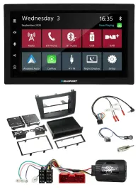 Blaupunkt DAB Bluetooth USB Lenkrad 2DIN Autoradio für Mazda 3 09-13 analog