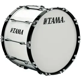 Бас-барабан для марша Tama Starlight 28" x 14" Sugar White с наплечной системой (carrier)