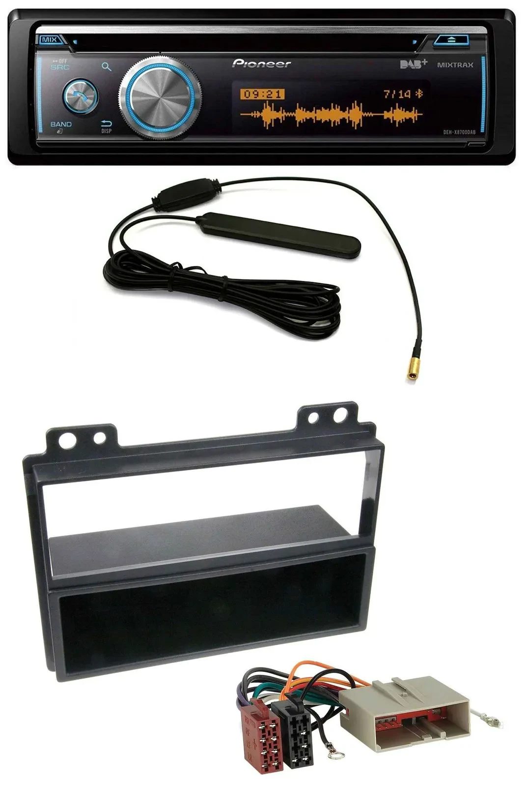 Автомагнитола для Ford Fiesta (2003–2005), Fusion (2002–2005) Pioneer CD/USB/Bluetooth/DAB/MP3