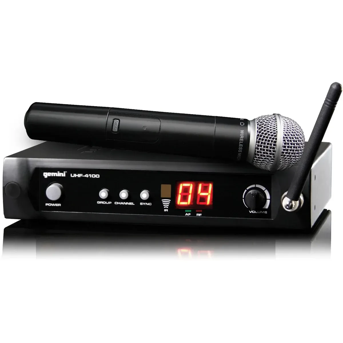 Микрофонная радиосистема Gemini UHF-4100M, 100 каналов, UHF, ручной микрофон