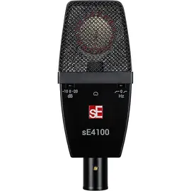 sE Electronics sE 4100 Large Diaphragm Cardioid Condenser Mic w/Mount/Case Black