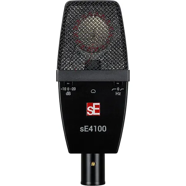 sE Electronics sE 4100 Large Diaphragm Cardioid Condenser Mic w/Mount/Case Black