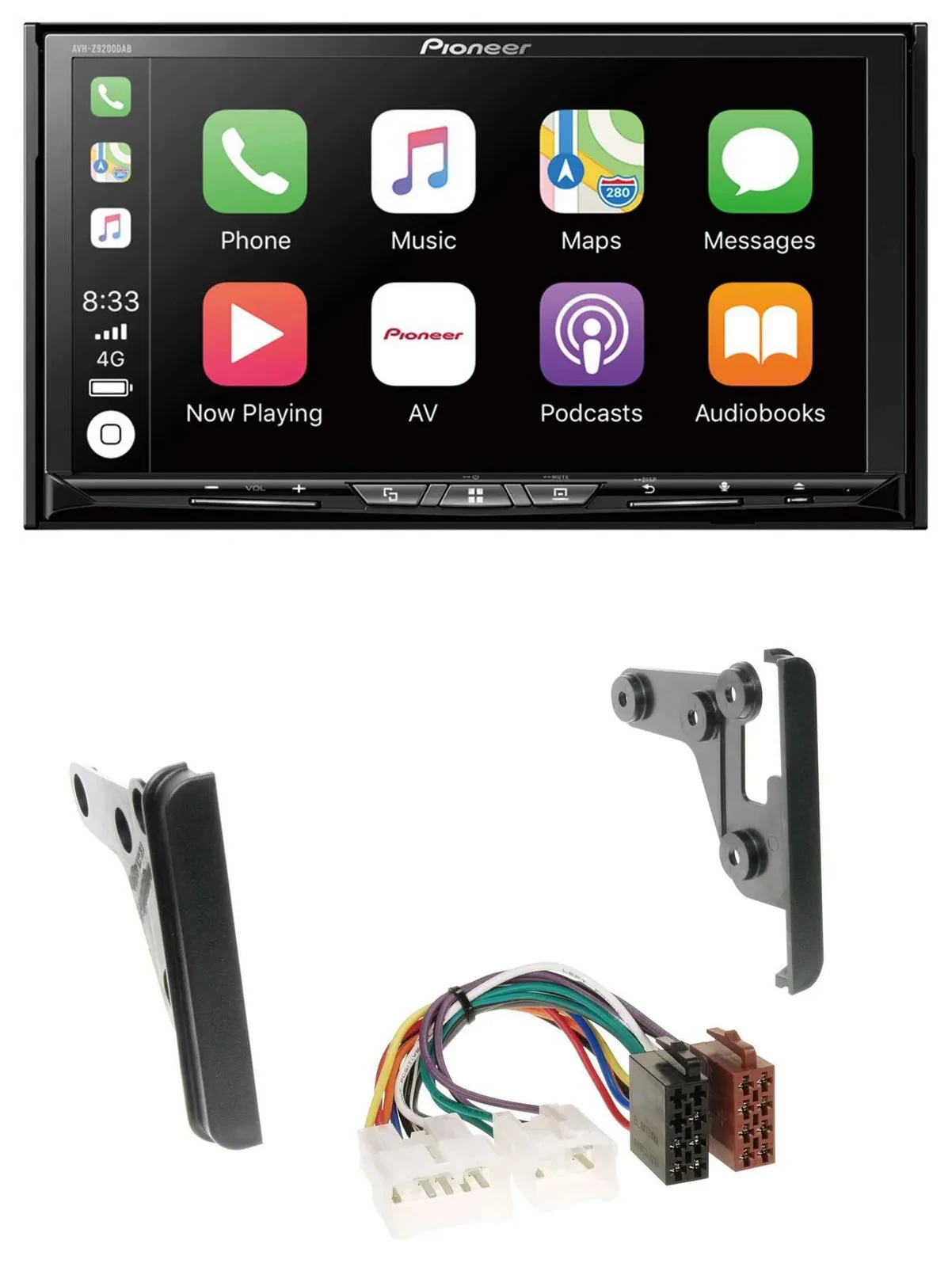 Pioneer 2DIN MP3 USB DAB DVD Bluetooth Autoradio für Toyota Tundra Celica FJ