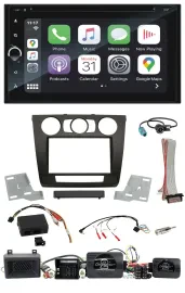 Автомагнитола Blaupunkt 2-DIN DAB USB Bluetooth, TMC навигация, для BMW 1 Series, поддержка кнопок на руле, активный PDC