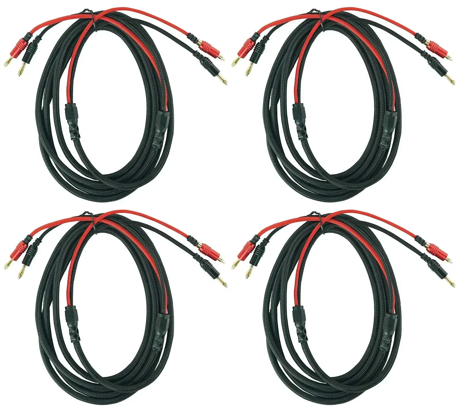 Коммутационный кабель Rockville BN10 Black 3 м (4 штуки)