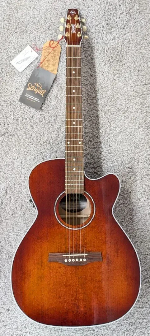 Seagull Performer CW CH Burnt Umber Presys II Acoustic Electric Guitar - SF