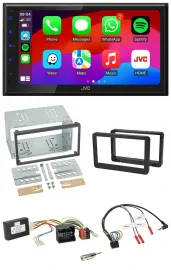 JVC Bluetooth 2DIN Lenkrad DAB USB Autoradio für Alfa Romeo Brera 159 Spider Nav