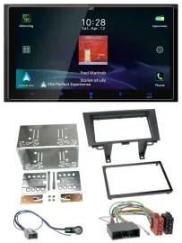 JVC USB Bluetooth 2DIN DAB MP3 Autoradio für Honda CR-V RE5/RE6/RE7 06-12