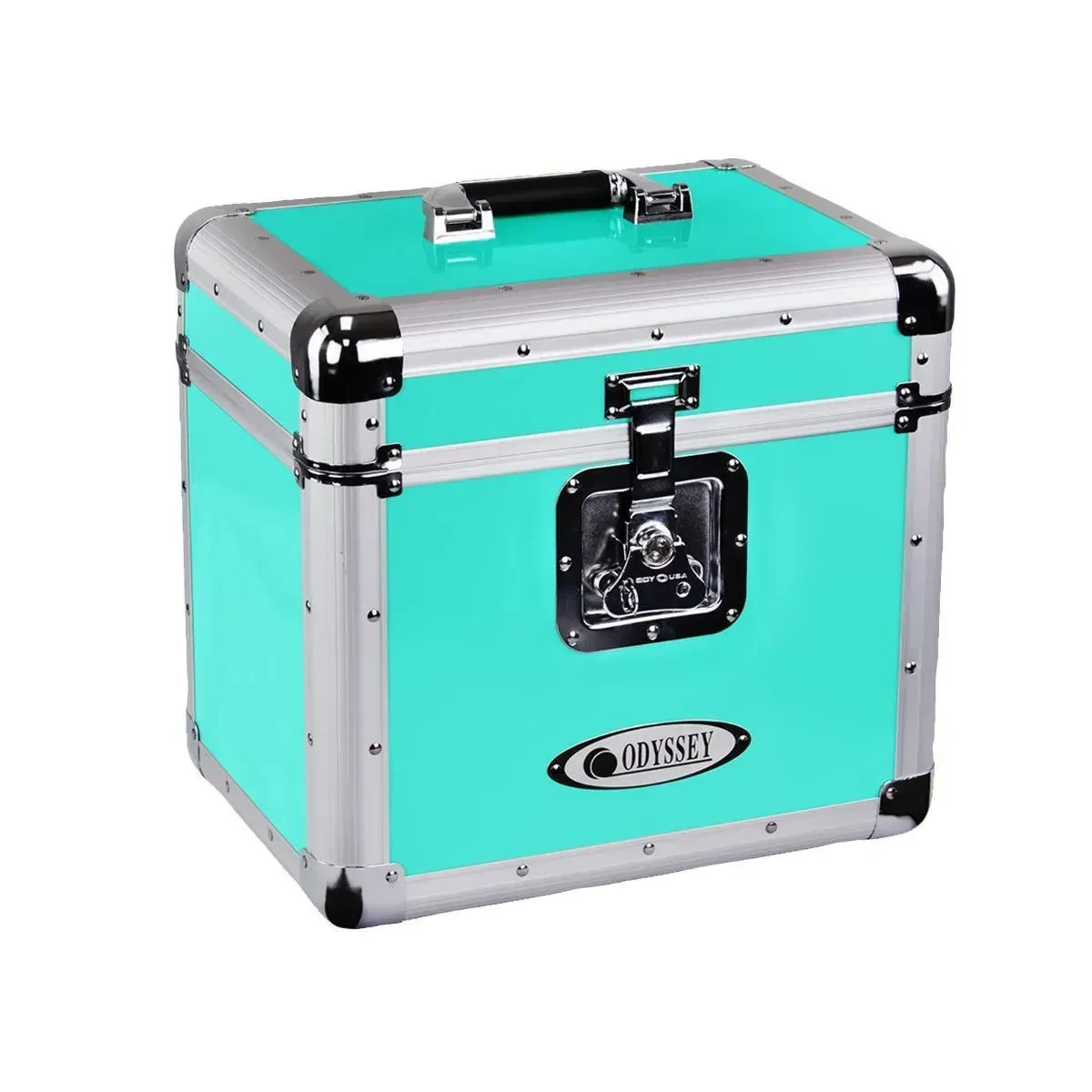 Кейс для виниловых пластинок Odyssey KLP1 Vintage Series Aqua