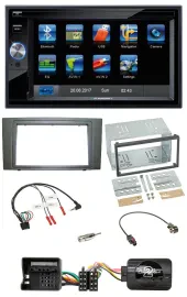Blaupunkt SD Bluetooth 2DIN MP3 USB Lenkrad Autoradio für Ford Mondeo 2003-2007