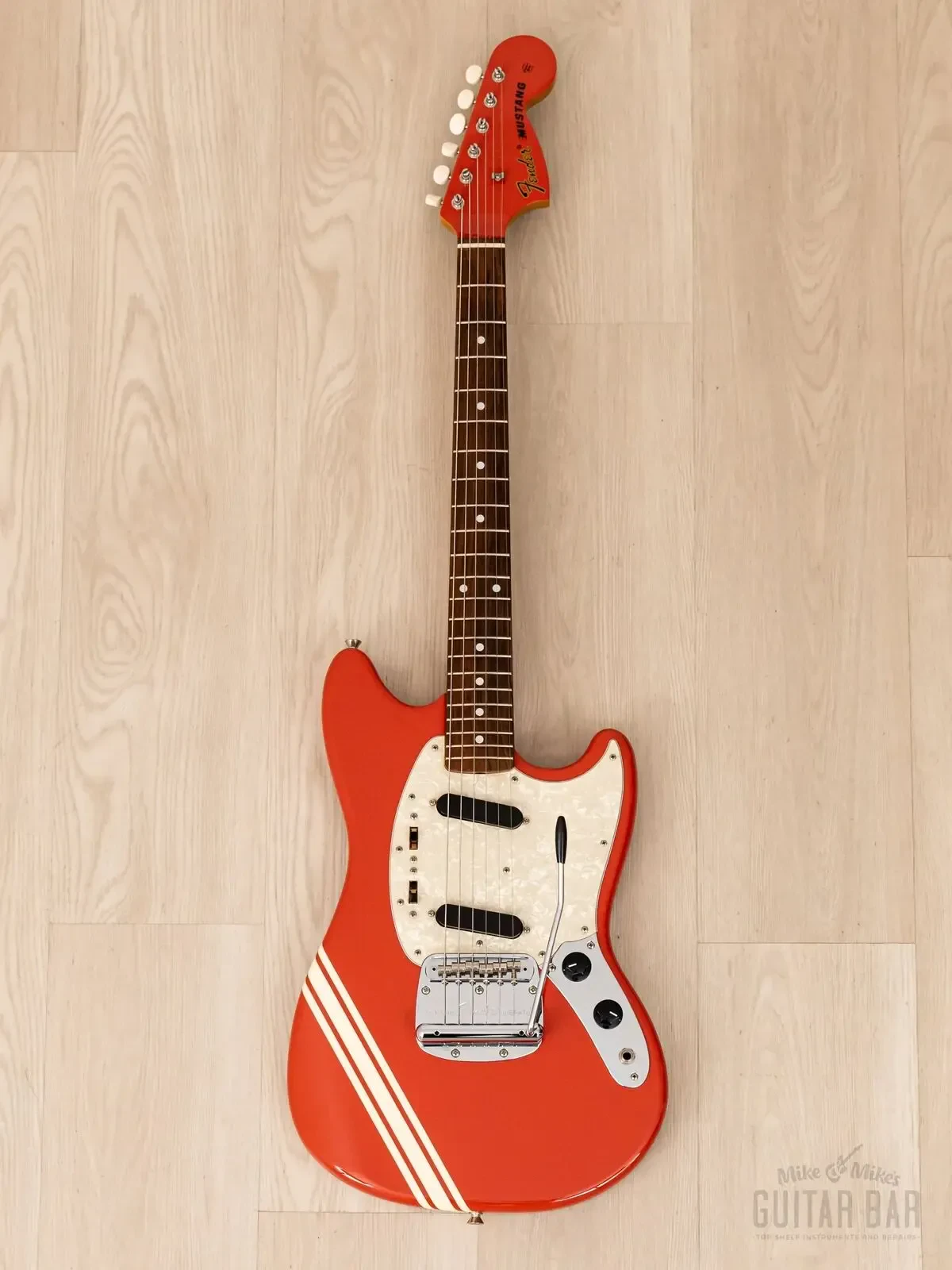 Электрогитара Fender Competition Mustang 1973 Vintage Reissue MG73-CO SS Fiesta Red w/gigbag Japan 2012